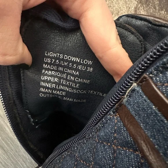 Denim Style Heels - Picture 4 of 5